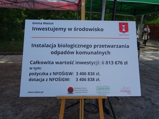 Uroczyste otwarcie instalacji biologicznego przetwarzania odpadów komunalnych w Rudzie