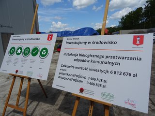 Uroczyste otwarcie instalacji biologicznego przetwarzania odpadów komunalnych w Rudzie