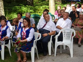 Msza w Dolinie Objawienia we wsi Kałuże