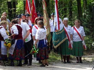 Msza w Dolinie Objawienia we wsi Kałuże