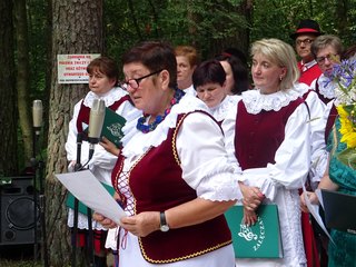 Msza w Dolinie Objawienia we wsi Kałuże