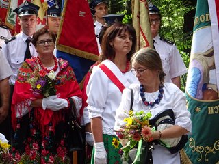 Msza w Dolinie Objawienia we wsi Kałuże