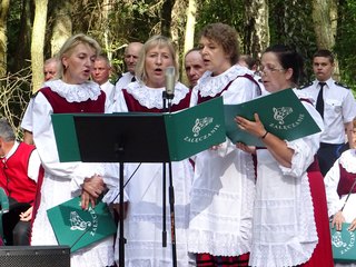 Msza w Dolinie Objawienia we wsi Kałuże