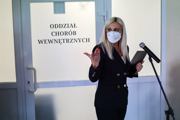 Oddział Chorób Wewnętrznych w pajęczańskim szpitalu jak nowy