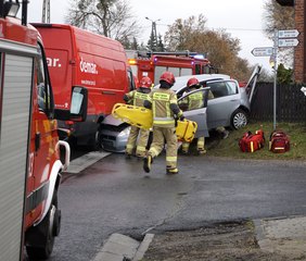 Zdarzenie drogowe w Dzietrznikach