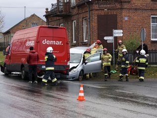 Zdarzenie drogowe w Dzietrznikach