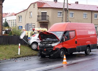 Zdarzenie drogowe w Dzietrznikach