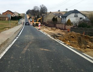 Trwa budowa obwodnicy Praszki. Wykonano już 60% zadania