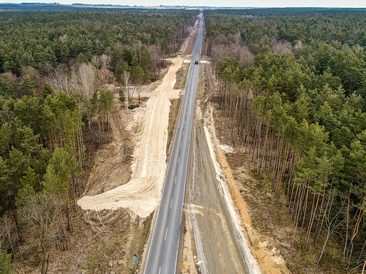 Trwa budowa obwodnicy Praszki. Wykonano już 60% zadania