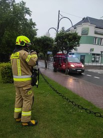 Intensywnie pada, w powiecie wieluńskim do tej pory strażacy odnotowali 17 interwencji