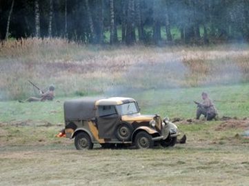 Spektakularna inscenizacja w ramach projektu „Łódzkie Pamięta – Wojewódzka Inscenizacja Bitwy nad Wartą Wrzesień 1939”