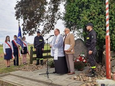 Mieszkańcy Kamionki w gminie Pątnów uczcili 83. rocznicę wybuchu II wojny światowej