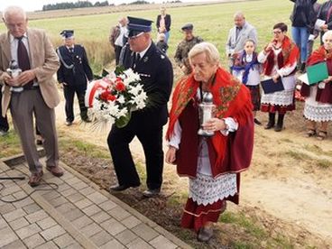 Mieszkańcy Kamionki w gminie Pątnów uczcili 83. rocznicę wybuchu II wojny światowej