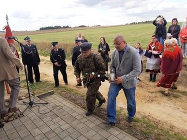 Mieszkańcy Kamionki w gminie Pątnów uczcili 83. rocznicę wybuchu II wojny światowej