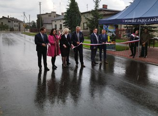 Ulica Bankowa w Działoszynie oficjalnie oddana do użytku po remoncie