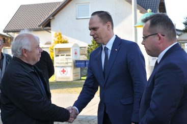 Poseł i minister spotkali się z mieszkańcami Kadłuba. Rozmawiano o przebudowie DK 45