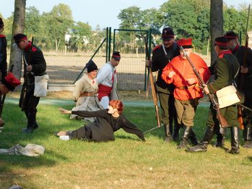 Inscenizacja historyczna w Skomlinie o powstaniu styczniowym z lokalnymi akcentami