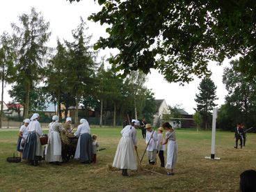 Inscenizacja historyczna w Skomlinie o powstaniu styczniowym z lokalnymi akcentami