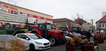 Adam Nowak, podsekretarz stanu w Ministerstwie Rolnictwa i Rozwoju Wsi spotykał się wczoraj z protestującymi rolnikami w regionie