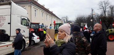 Adam Nowak, podsekretarz stanu w Ministerstwie Rolnictwa i Rozwoju Wsi spotykał się wczoraj z protestującymi rolnikami w regionie