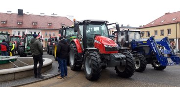 Adam Nowak, podsekretarz stanu w Ministerstwie Rolnictwa i Rozwoju Wsi spotykał się wczoraj z protestującymi rolnikami w regionie