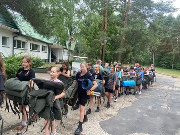 Harcerska akcja letnia w Załęczu Piątego Szczepu Harcerskiego „Piątka” w Wieluniu