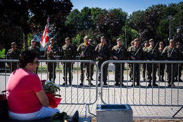 Przysięgę na sztandar złożyli nowi żołnierze 9 Łódzkiej Brygady Obrony Terytorialnej