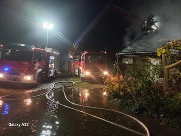 Pożar domu w Drobnicach i stodoły w Rychłocicach. Straty w obu przypadkach są bardzo duże