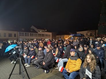 Spotkanie ze Sławomirem Mentzenem w Wieluniu