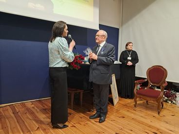 Profesor Stanisław Tadeusz Olejnik z Medalem Zasłużony dla Kultury „Gloria Artis”