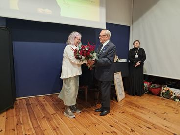 Profesor Stanisław Tadeusz Olejnik z Medalem Zasłużony dla Kultury „Gloria Artis”