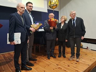 Profesor Stanisław Tadeusz Olejnik z Medalem Zasłużony dla Kultury „Gloria Artis”