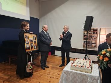 Profesor Stanisław Tadeusz Olejnik z Medalem Zasłużony dla Kultury „Gloria Artis”