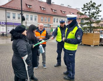 Wieluńska policja przeprowadziła działania „Niechronieni uczestnicy ruchu drogowego”